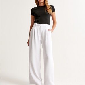 A&F Harper tailored premium crepe pant